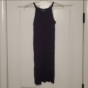 Dark plum dress